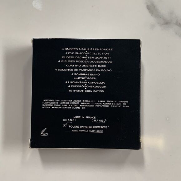 #304 CHANEL LES 4 OMBRES OMBRÉ PAULIÈRES EFFETS MULTIPLES EYESHADOW QUAD New - Picture 3 of 6